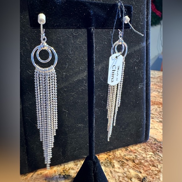 JCM Sterling silver chandelier earrings - Picture 4 of 8